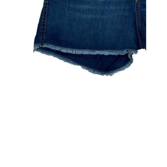 Nightcap Women's Jean Shorts Mid-Rise Cut-Off 5-Pocket Stretch Denim Blue Sz. 26 - Picture 3 of 10